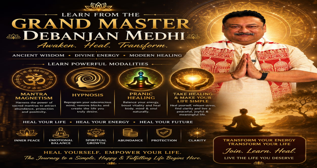 Learn from Grand Master Debanjan Medhi – Awaken, Heal & Transform Your Life